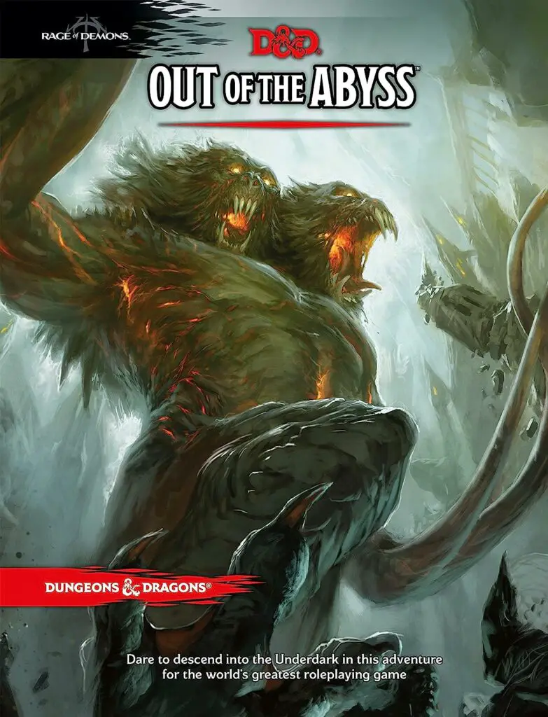 out of the abyss livre officiel campagne