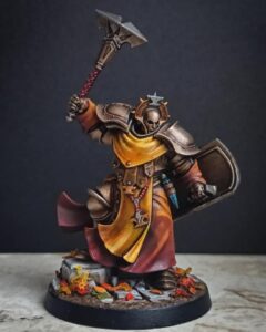 figurine warhammer peinte