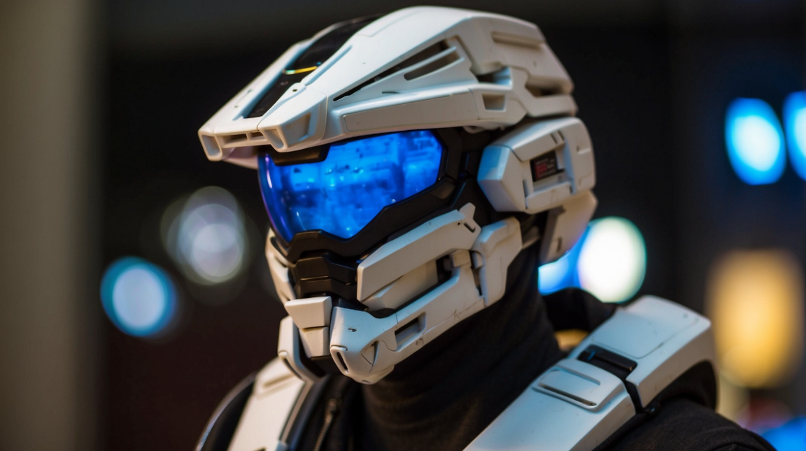 casque halo imprime en 3d