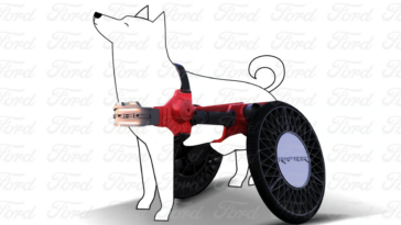 ford offre fauteuil roulant chien imprimable 3d