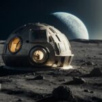 maison lunaire imprimee en 3D