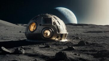 maison lunaire imprimee en 3D