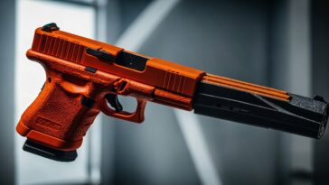 accès déconcertant aux plans 3d d'une arme à feu